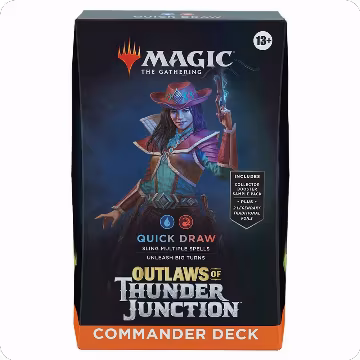 Outlaws of Thunder Junction Commander Deck - Quick Draw, Commander: Outlaws of Thunder Junction — Magic sealed product price