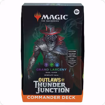 Outlaws of Thunder Junction Commander Deck - Grand Larceny, Commander: Outlaws of Thunder Junction — Magic sealed product price