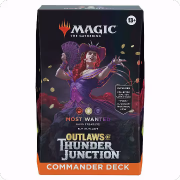 Outlaws of Thunder Junction Commander Deck - Most Wanted, Commander: Outlaws of Thunder Junction — Magic sealed product price