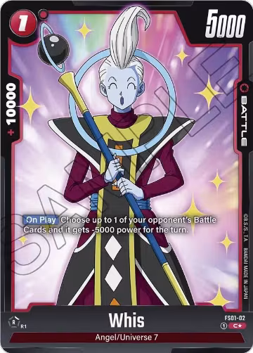 Whis (Bonus Pack Alternate Art) (FS01-02), Starter Deck 1: Son Goku — DB Fusion card price
