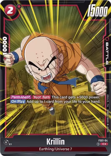 Krillin (Bonus Pack Alternate Art) (FS01-04), Starter Deck 1: Son Goku — DB Fusion card price