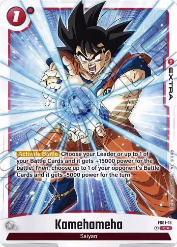 Kamehameha (Bonus Pack Alternate Art) (FS01-15) — card price