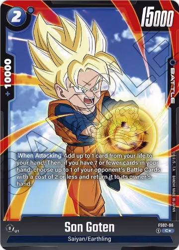 Son Goten - FS02-06 (Bonus Pack Alternate Art) (FS02-06), Starter Deck 2: Vegeta — DB Fusion card price