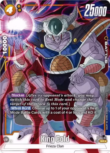 King Cold (Bonus Pack Alternate Art) (FS04-04) — card price