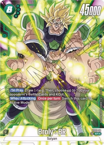 Broly : BR (Bonus Pack Alternate Art) (FS03-10) — card price