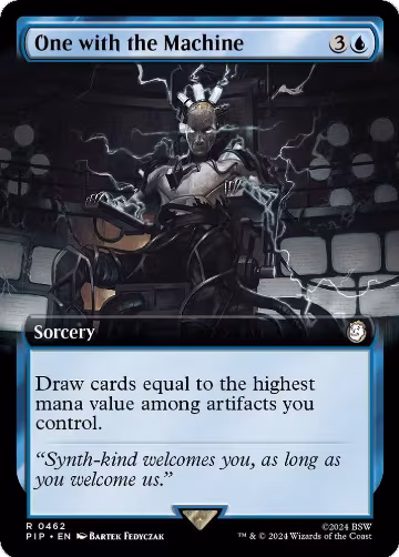 One with the Machine (Extended Art) (462), Universes Beyond: Fallout — Magic card price