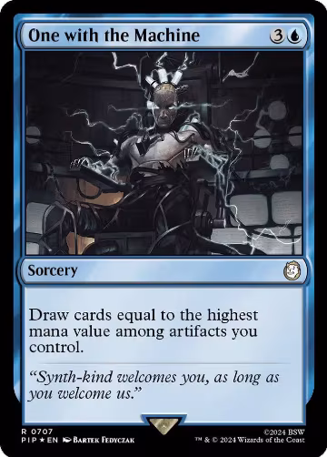 One with the Machine (Surge Foil) (707), Universes Beyond: Fallout — Magic card price