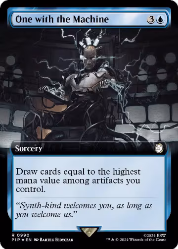 One with the Machine (Extended Art) (Surge Foil) (990), Universes Beyond: Fallout — Magic card price