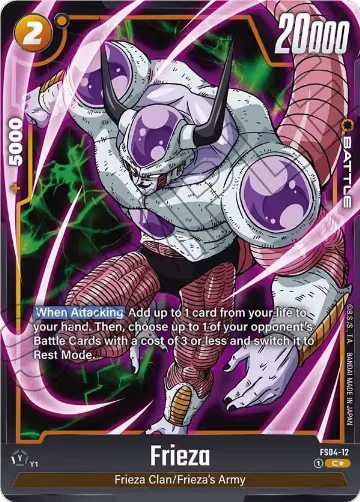 Frieza - FS04-12 (Bonus Pack Alternate Art) (FS04-12), Starter Deck 4: Frieza — DB Fusion card price