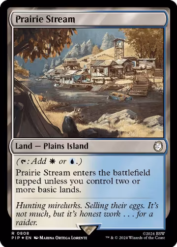 Prairie Stream (Surge Foil) (808), Universes Beyond: Fallout — Magic card price