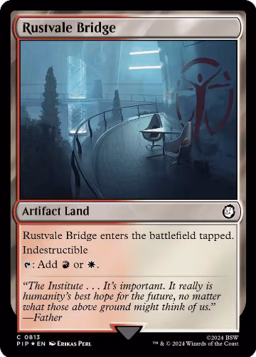 Rustvale Bridge (Surge Foil) (813), Universes Beyond: Fallout — Magic card price