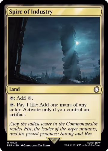 Spire of Industry (Surge Foil) (821), Universes Beyond: Fallout — Magic card price