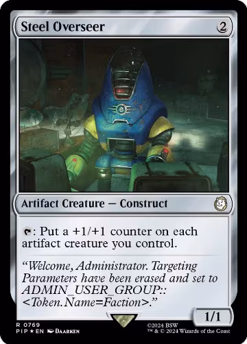 Steel Overseer (Surge Foil) (769), Universes Beyond: Fallout — Magic card price