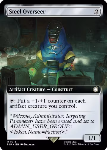 Steel Overseer (Extended Art) (Surge Foil) (1015), Universes Beyond: Fallout — Magic card price