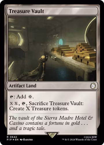 Treasure Vault (Surge Foil) (842), Universes Beyond: Fallout — Magic card price