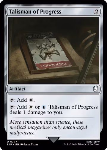 Talisman of Progress (Surge Foil) (777), Universes Beyond: Fallout — Magic card price