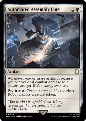 Automated Assembly Line (Surge Foil) (538), Universes Beyond: Fallout — Magic card price
