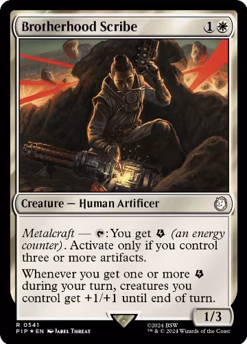 Brotherhood Scribe (Surge Foil) (541), Universes Beyond: Fallout — Magic card price