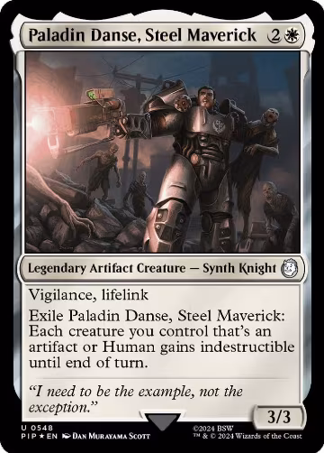 Paladin Danse, Steel Maverick (Surge Foil) (548), Universes Beyond: Fallout — Magic card price