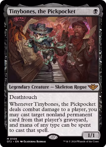 Tinybones, the Pickpocket (109), Outlaws of Thunder Junction — Magic card price