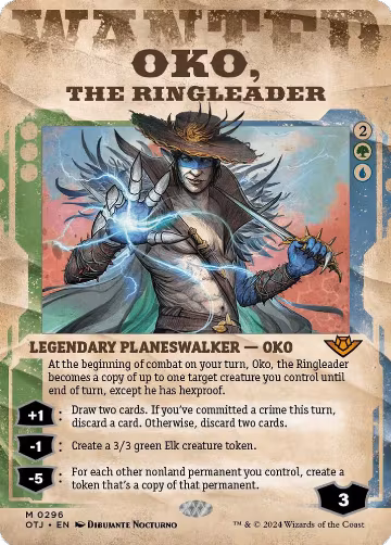 Oko, the Ringleader (Showcase) (296), Outlaws of Thunder Junction — Magic card price