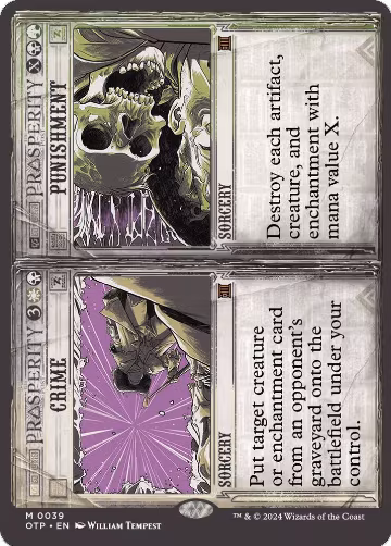 Crime // Punishment (39), Outlaws of Thunder Junction: Breaking News — Magic card price