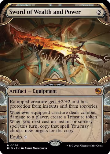 Sword of Wealth and Power (Showcase) (56), Outlaws of Thunder Junction: The Big Score — Magic card price