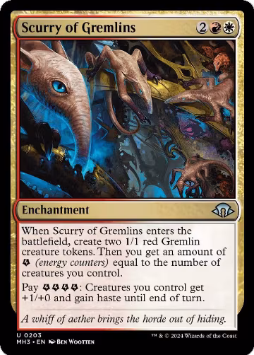 Scurry of Gremlins (203), Modern Horizons 3 — Magic card price
