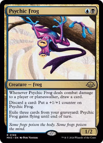 Psychic Frog (199), Modern Horizons 3 — Magic card price