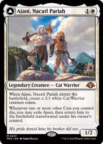 Ajani, Nacatl Pariah (237), Modern Horizons 3 — Magic card price