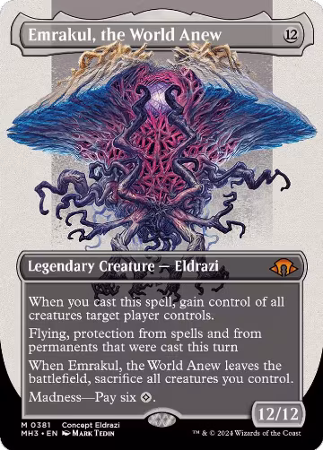 Emrakul, the World Anew (Borderless) (381), Modern Horizons 3 — Magic card price