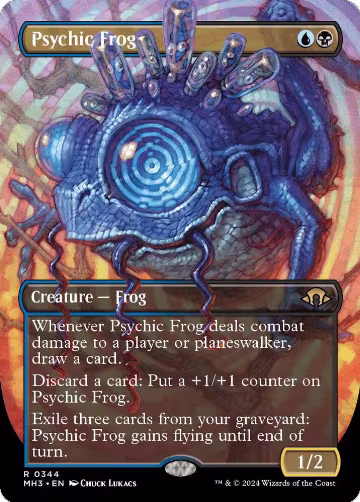 Psychic Frog (Borderless) (344), Modern Horizons 3 — Magic card price