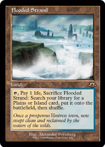 Flooded Strand (Retro Frame) (436), Modern Horizons 3 — Magic card price