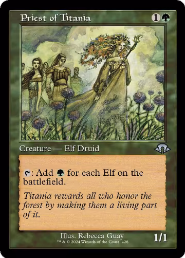 Priest of Titania (Retro Frame) (428), Modern Horizons 3 — Magic card price