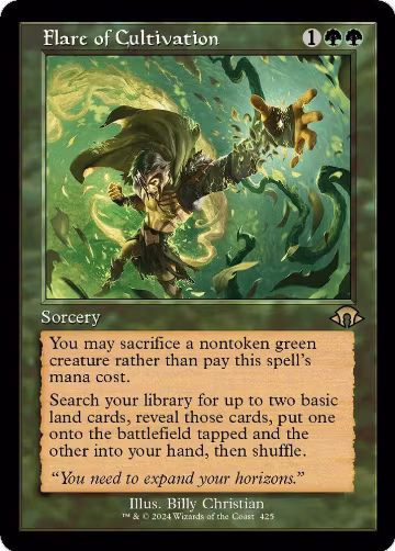 Flare of Cultivation (Retro Frame) (425), Modern Horizons 3 — Magic card price