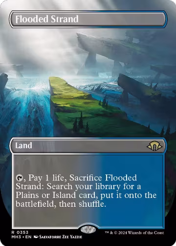 Flooded Strand (Borderless) (353), Modern Horizons 3 — Magic card price