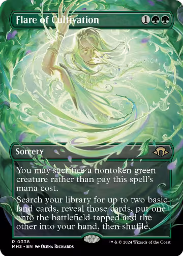 Flare of Cultivation (Borderless) (338), Modern Horizons 3 — Magic card price