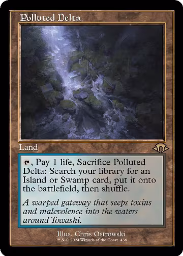 Polluted Delta (Retro Frame) (438), Modern Horizons 3 — Magic card price