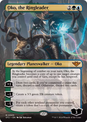 Oko, the Ringleader (Borderless) (305), Outlaws of Thunder Junction — Magic card price