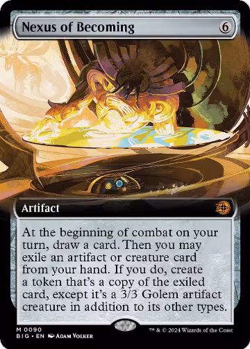 Nexus of Becoming (Extended Art) (90), Outlaws of Thunder Junction: The Big Score — Magic card price