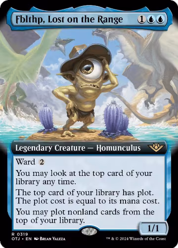 Fblthp, Lost on the Range (Extended Art) (319), Outlaws of Thunder Junction — Magic card price