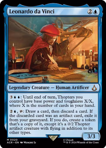Leonardo da Vinci (20), Universes Beyond: Assassin's Creed — Magic card price