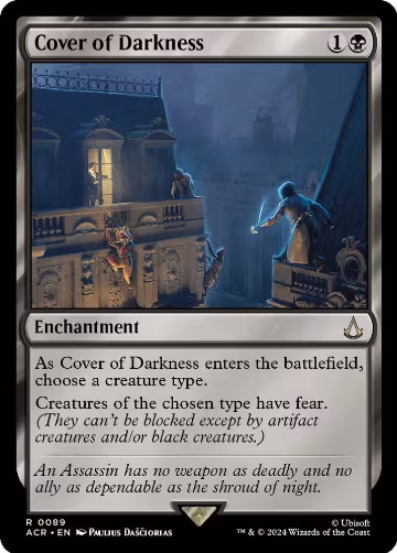 Cover of Darkness (89), Universes Beyond: Assassin's Creed — Magic card price