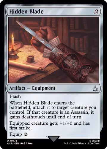 Hidden Blade (73), Universes Beyond: Assassin's Creed — Magic card price