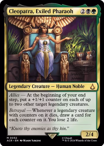 Cleopatra, Exiled Pharaoh (52), Universes Beyond: Assassin's Creed — Magic card price