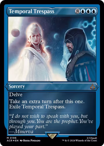 Temporal Trespass (Foil Etched) (196), Universes Beyond: Assassin's Creed — Magic card price