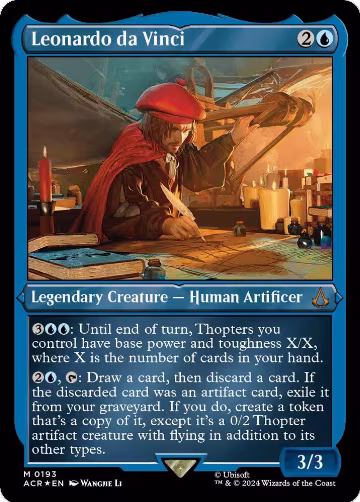 Leonardo da Vinci (Foil Etched) (193), Universes Beyond: Assassin's Creed — Magic card price