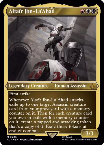 Altair Ibn-La'Ahad (Foil Etched) (225), Universes Beyond: Assassin's Creed — Magic card price