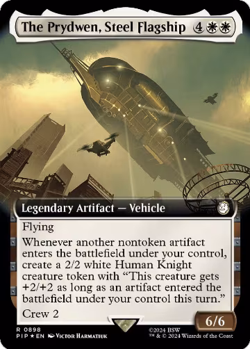 The Prydwen, Steel Flagship (Extended Art) (Surge Foil) (898), Universes Beyond: Fallout — Magic card price