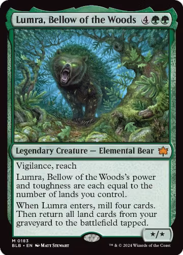 Lumra, Bellow of the Woods (183), Bloomburrow — Magic card price